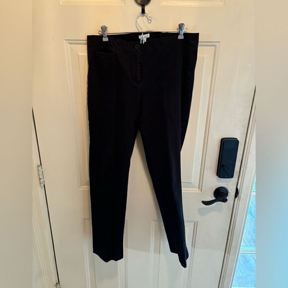 J Jill Cropped Straight Leg Pants in Black size 10 - Picture 5 of 5